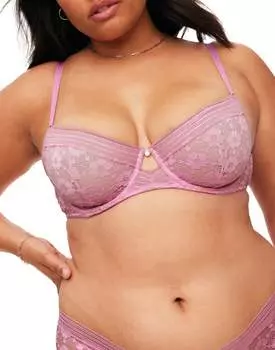Nolie женский бюстгальтер больших размеров без подкладки Demi Adore Me, пастельно-лавандовый