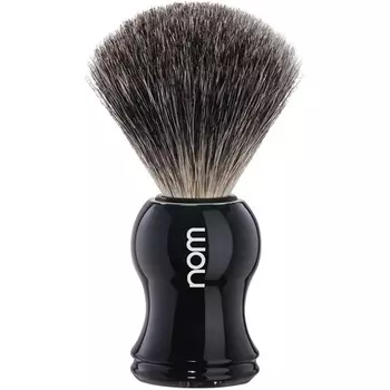 Nom Gustav Pure Badger Помазок для бритья, черный, M Mhle