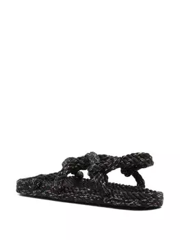 Nomadic State of Mind сандалии Mountain с драпировкой, черный