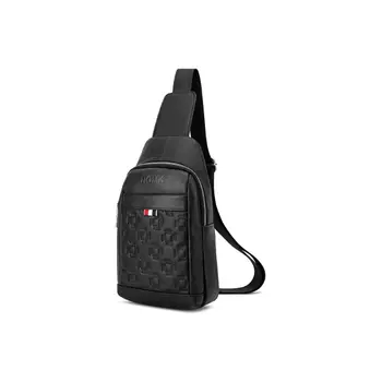 NOMK НОМК Мужская сумка-слинг, Черный