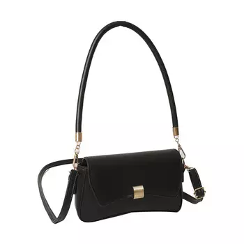 NOMK НОМК Женская сумка через плечо, 2 черных плечевых ремня + сумка ограниченной серии.