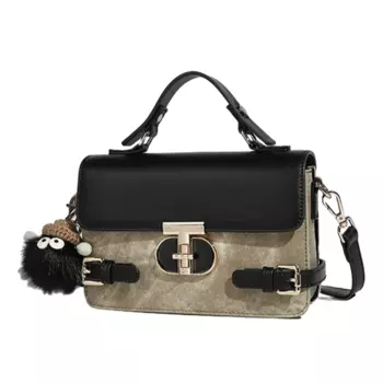 NOMK НОМК Женская сумка через плечо, Чернильно-черный +520 ограниченной подарочной коробки