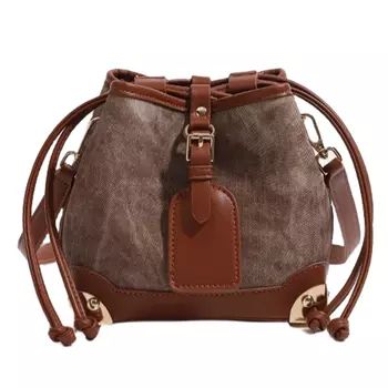 NOMK НОМК Женская сумка через плечо, Черный