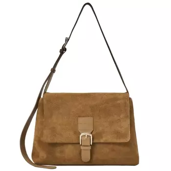 NOMK НОМК Женская сумка через плечо, Хаки + лимитированный подарочный пакет