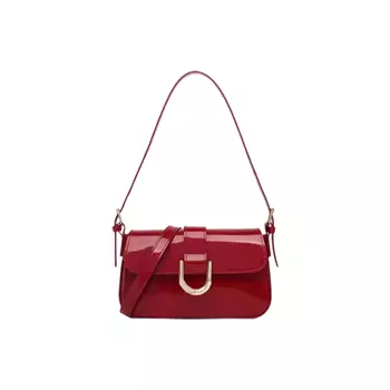 NOMK НОМК Женская сумка через плечо, Красный