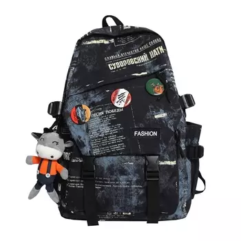 NOMK Рюкзак унисекс НОМК, Синий (+кулон)