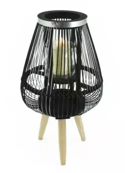 NOOR LIVING фонарь, (1 шт.) 30 см, черный