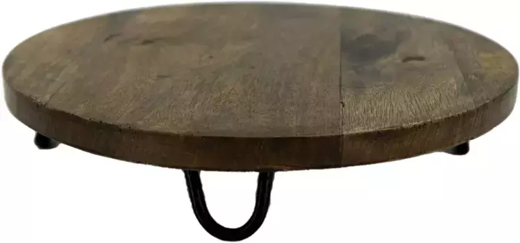 NOOR LIVING сервировочная тарелка "декоративная сервировочная доска", (1 шт.), изготовлена из эксклюзивного дерева манго 40 см, коричневый