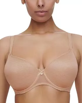 Нора Полноразмерный бюстгальтер-майка Spacer Chantelle, коричневый/бежевый