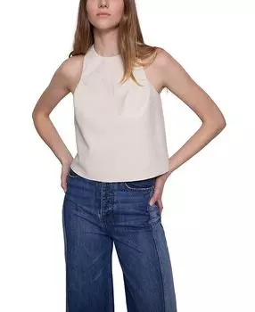 Нора топ-бюстье из искусственной кожи Rebecca Minkoff, белый