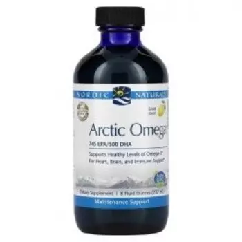Nordic Naturals, Арктик Омега 3 Лимон 237 мл