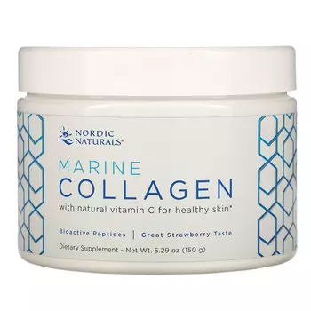 Nordic Naturals, Коллаген, клубничный вкус, 150 г (5,29 унции)