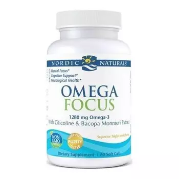 Nordic Naturals Omega Focus Биологически активная добавка, 60 капсул