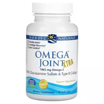 Nordic Naturals Omega Joint Xtra 1000 мг 90 гелевых капсул