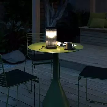 Nordlux COUPAR уличная настольная лампа E27 IP54 с кабельным выключателем 13x13x25см, черный