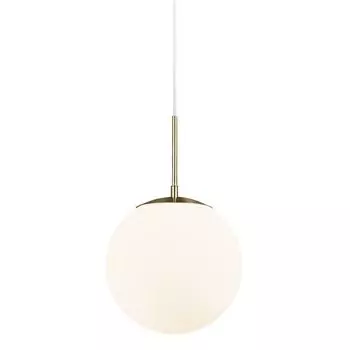 Nordlux Grant 25 25 см латунь 1 лампочка сферическая, белый