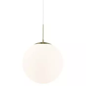 Nordlux Grant 35 35 см латунь 1 лампочка сферическая, белый