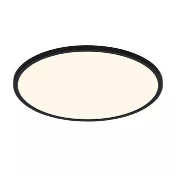 Nordlux Умный Дом OJA SMART 60 IP20 Светодиодный потолочный светильник 3500 лм 60x60x3,2 см, управляемый через приложение, черный