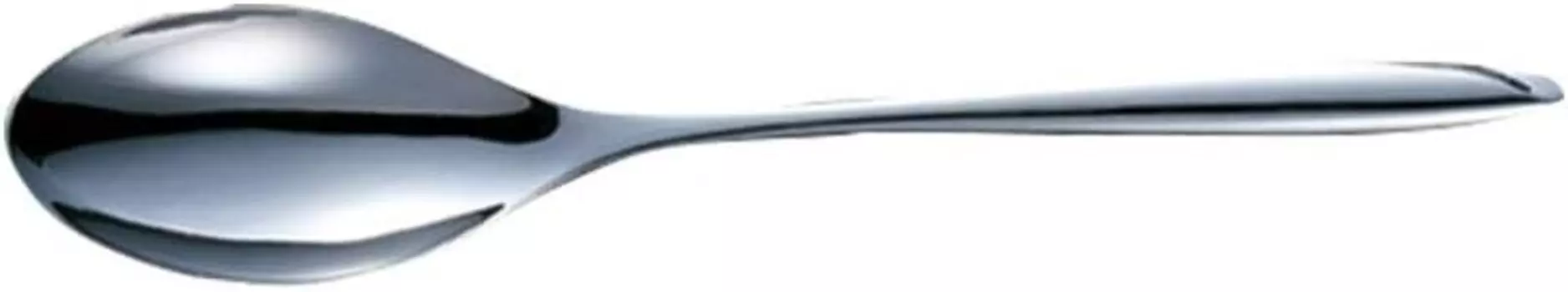 Noritake 11Y/304F Десертная ложка, 7,5 дюймов (19 см), форма Corda, нержавеющая сталь