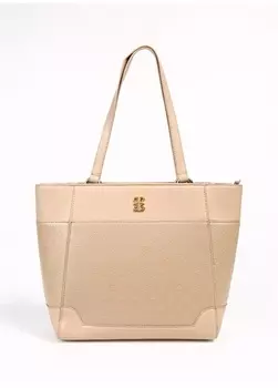 Норковая женская кожаная сумка на плечо Pierre Cardin