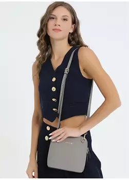 Норковая женская сумка через плечо Fossil