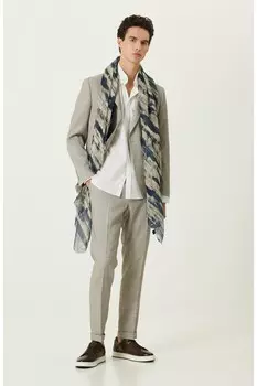 Норковые брюки добби Network, коричневый