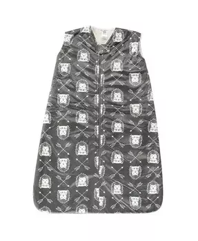 Норковый спальный мешок унисекс для маленьких мальчиков с внутренним спальным мешком из искусственной овчины, мешком, одеялом, ёжиком Hudson Baby, серый