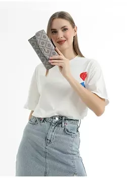 Норковый женский кошелек Fossil