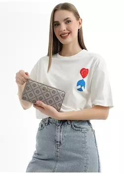 Норковый женский кошелек Fossil