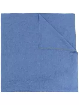 Norlha кашемировый шарф Chic Light Border, синий