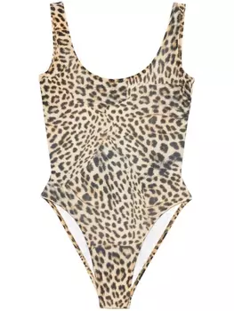 Norma Kamali боди Mio, нейтральный цвет