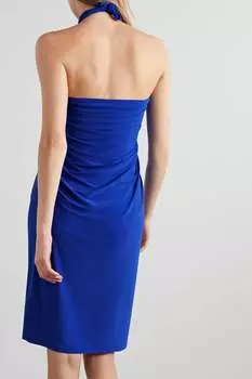 NORMA KAMALI парео Ernie из эластичного джерси, синий