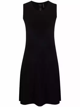 Norma Kamali платье мини без рукавов, черный