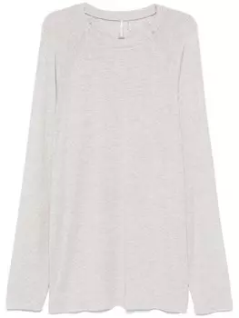 Norma Kamali платье мини с рукавами реглан, серый