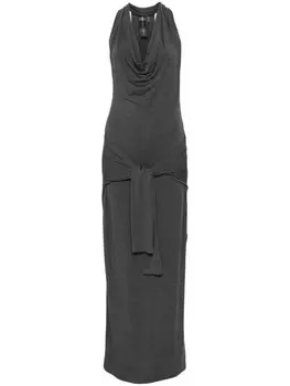 Norma Kamali платье Neeta, серый