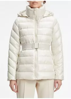 Нормальная белая женская куртка Calvin Klein