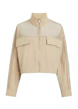 Нормальная бежевая женская куртка J20J222700AAT Calvin Klein Jeans, бежевый