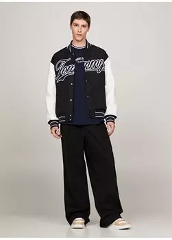 Нормальная черная мужская куртка DM0DM17880BDS Tommy Jeans, черный