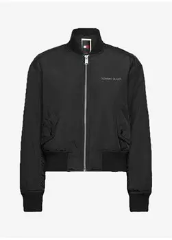 Нормальная черная женская куртка TJW CLASSICS BOMBER JACKET EXT Tommy Jeans, черный