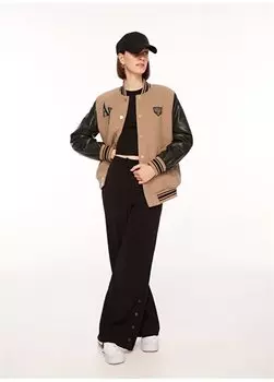 Нормальная черно-коричневая женская куртка 6RYB29 Armani Exchange, черный