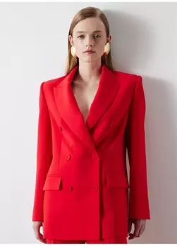 Нормальная красная женская куртка pekyol