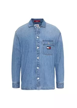 Нормальная мужская джинсовая рубашка Tommy Jeans