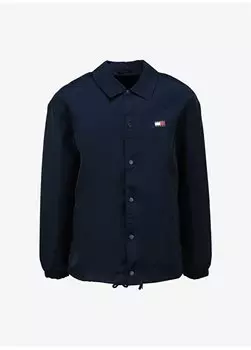 Нормальная темно-синяя мужская куртка DM0DM18823C1G Tommy Jeans, темно-синий