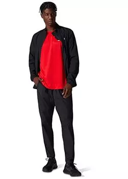 Нормальные черные мужские спортивные штаны 2011C342-001 CORE WOVEN PANT Asics, черный