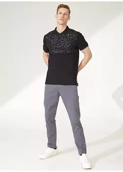 Нормальные серые мужские брюки с нормальной талией и нормальными ногами Beymen Business