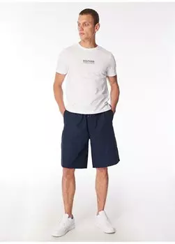 Нормальные темно-синие мужские спортивные шорты DM0DM18811C1G Tommy Jeans, темно-синий