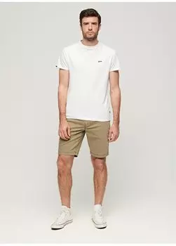 Нормальные зеленые мужские шорты M7110397A60E_VINTAGE INTERNATIONAL Superdry