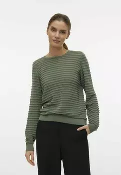 НОРМАЛЬНЫЙ — Свитер NORMAL Vero Moda, зеленый меланж
