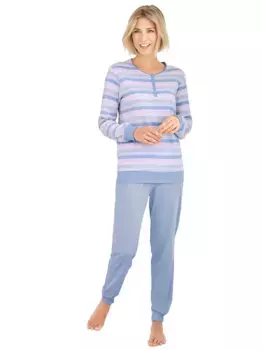 Нормандская пижама Normann, цвет Bleu-Geringelt