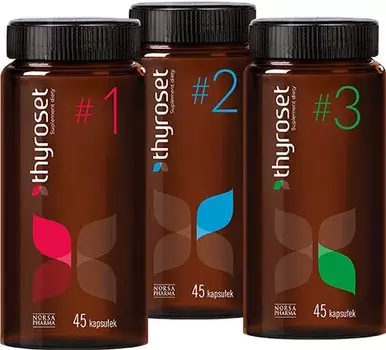 Norsa Pharma, Тиросет, 3х45 капсул.